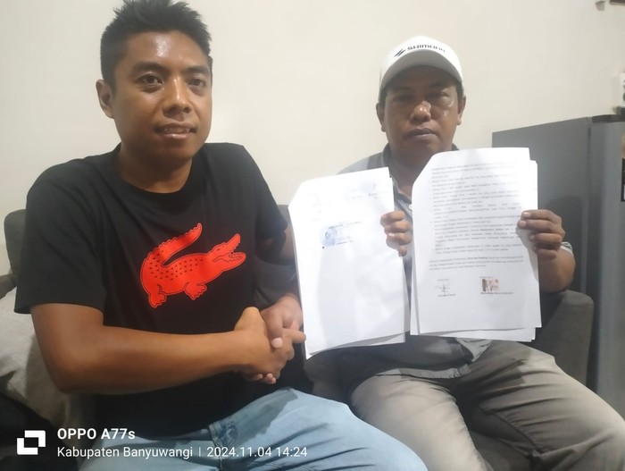 juru parkir di banyuwangi ditodong pistol