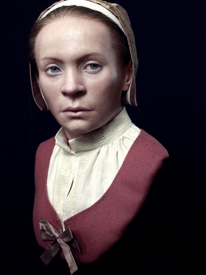 Kala Ilmuwan Coba Bangkitkan βVampirβ Berusia 400 Tahun dari Kematian A three-dimensional reconstruction of Zosia's face, a woman buried as a vampire, is pictured, in this undated handout photo taken in Stockholm, Sweden. Oscar Nilsson - Project Pien/Handout via REUTERS THIS IMAGE HAS BEEN SUPPLIED BY A THIRD PARTY NO RESALES. NO ARCHIVES. MANDATORY CREDIT.