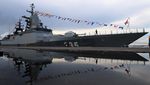 Kapal Perang Rusia Merapat ke di Pelabuhan Tanjung Perak, Mau Apa?