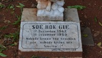 Salah satu tokoh yang dimakamkan di sini ialah Soe Hok Gie. Ia menjadi ikon idealisme aktivis mahasiswa meninggal pada 16 Desember 1969 akibat menghirup gas beracun di Gunung Semeru.  