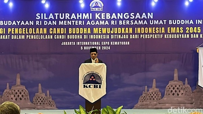Menteri Agama (Menag) Nasaruddin Umar  (Rifka/detikcom).