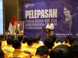 Menteri P2MI Lepas 429 Pekerja ke Korsel, Pesan Jaga Etika dan Etos Kerja