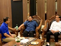 Momen Presiden Prabowo dan Jokowi Temui Ahmad Luthfi di Solo