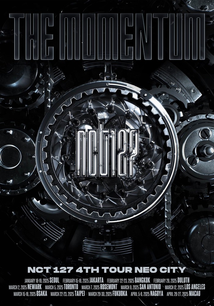 NCT 127 Poster tur dunia NCT 127 NEO CITY - THE MOMENTUM.