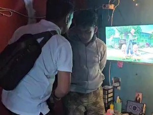 Momen Pengedar Sabu di Ciawi Bogor Ditangkap Saat Nonton Upin & Ipin