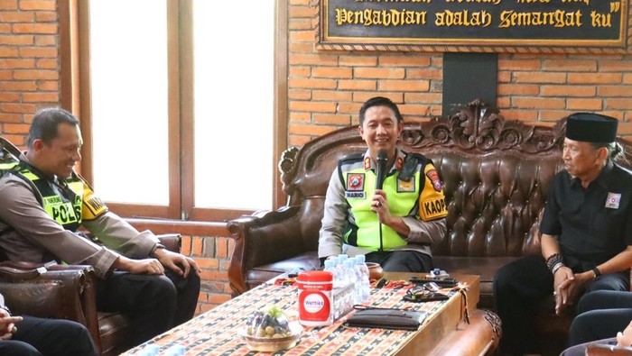 Polisi Sambangi Perguruan Silat Jelang Pilbup Bojonegoro