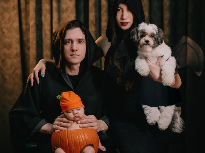 Potret Patricia Gouw Halloween Bareng Anak Potret Patricia Gouw Halloween Bareng Anak