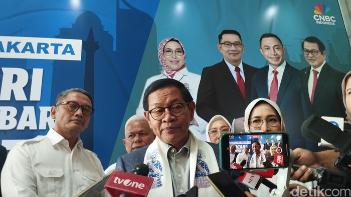Cagub Jakarta, Pramono Anung (Maulana Ilhami Fawdi/detikcom)