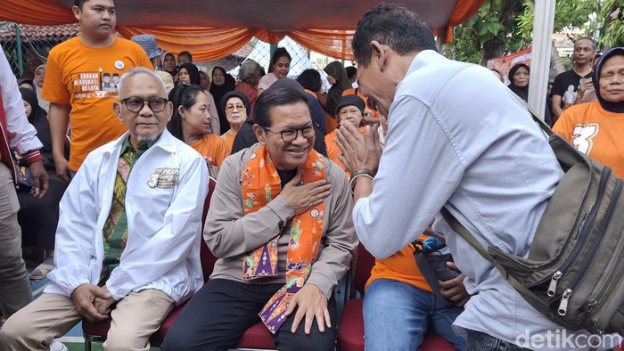 Calon Gubernur Jakarta nomor urut 3 Pramono Anung menghadiri acara deklarasi Gerakan Kolaborasi Jakarta di Tebet, Jakarta Selatan pada Rabu (6/11/2024). Foto: Taufiq/detikcom