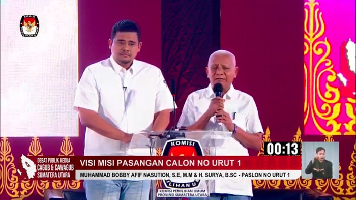 Debat kedua Pilgub Sumut