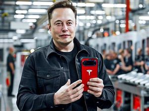 Rumor Tesla Bikin HP Saingan iPhone, Ini Kata Elon Musk