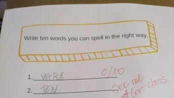 Nggak salah, tapi bukan jawaban yang disukai guru. Foto: via Bored Panda