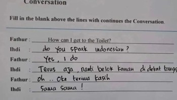 No worries, kan bisa Bahasa Indonesia. Foto: via X