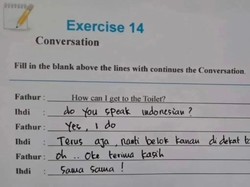 Jawaban Bahasa Inggris Nggak Ada Akhlak, Kelewat Out of The Box