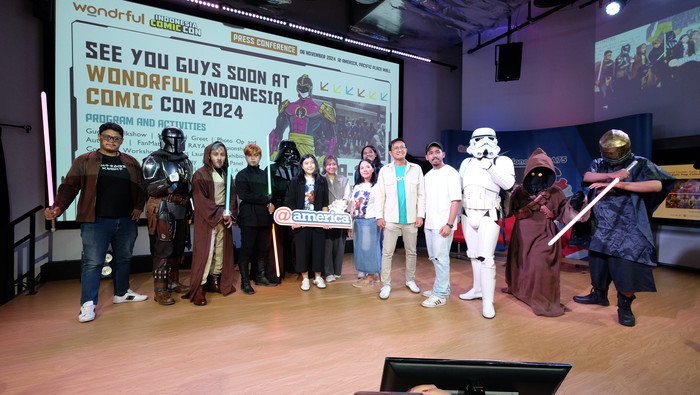 Jumpa pers Indonesia Comic Con 2024