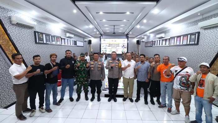 Koordinasi pengamanan laga lanjutan Liga 2 Persibo vs Deltras FC