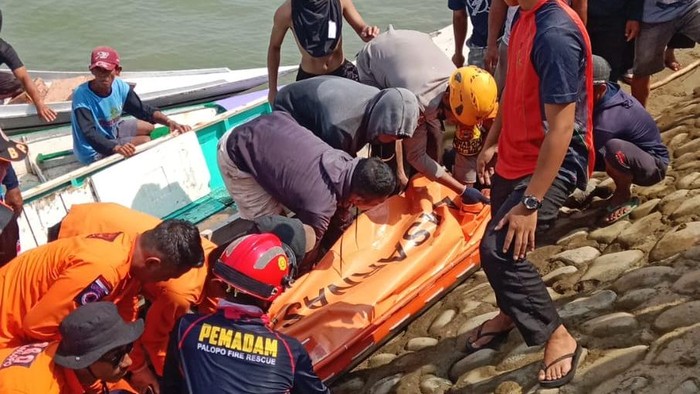 Korban perahu tabrakan di Palopo ditemukan tewas.