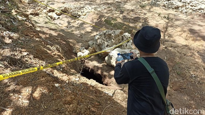 Lubang misterius di Kademangan, Kabupaten Blitar yang menyedot air sungai Kaliasat