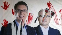 Sebelumnya, ribuan demonstran berbaris di jalan-jalan kota menuntut agar pejabat tinggi mengundurkan diri karena runtuhnya atap luar yang fatal Jumat lalu, termasuk Presiden Vucic dan Perdana Menteri Milos Vucevic.  