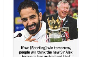 Netizen ini menilai Ruben cocok menjadi the next Alex Ferguson. Foto: X.com