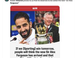 Ruben Amorim Habisi City, Netizen: The Next Alex Ferguson
