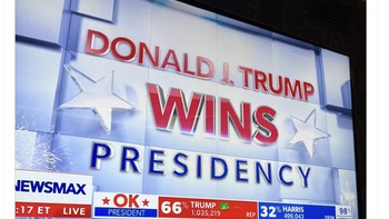 Donald Trump menang Pilpres Amerika Serikat sudah mulai disuarakan netizen di media sosial meski belum ada pengumuman resmi. Foto: X.com