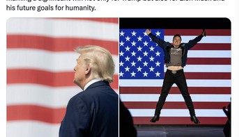 Elon Musk tentu senang karena jagoannya menang. Foto: X.com