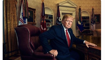 Jika menang, Trump akan menjadi prrsiden pertama sejak 1892 yang kembali jadi Presiden AS secara tidak berurutan. Foto: X.com