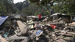 Permukiman Warga Hancur Terdampak Erupsi Gunung Lewotobi Laki-laki