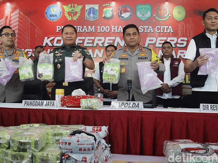 Polda Metro Jaya Gulung Jaringan Narkoba Malaysia-Jakarta