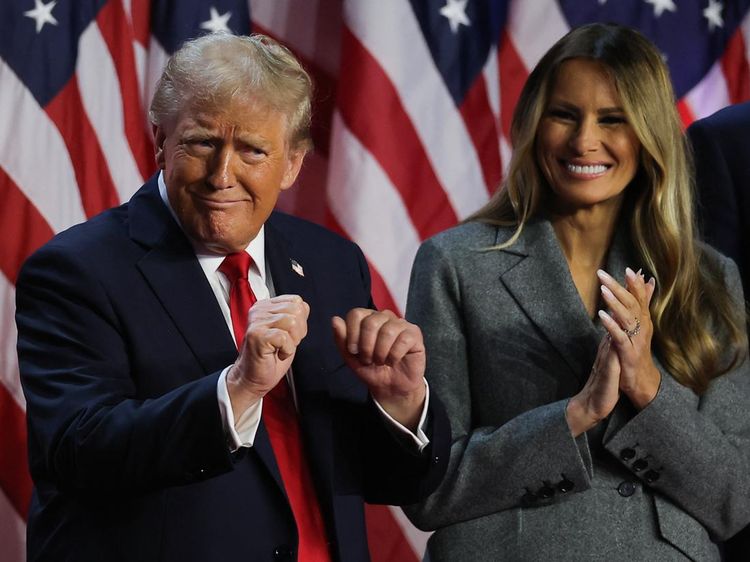 Semringah Donald Trump Menangi Pilpres AS 2024