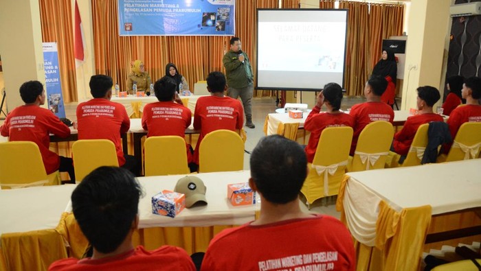 Program pelatihan las dan marketing dilakukan PDSI di Prabumulih.