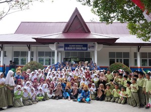 BRI Renovasi SDN 001 Sungai Pagar di Kampar