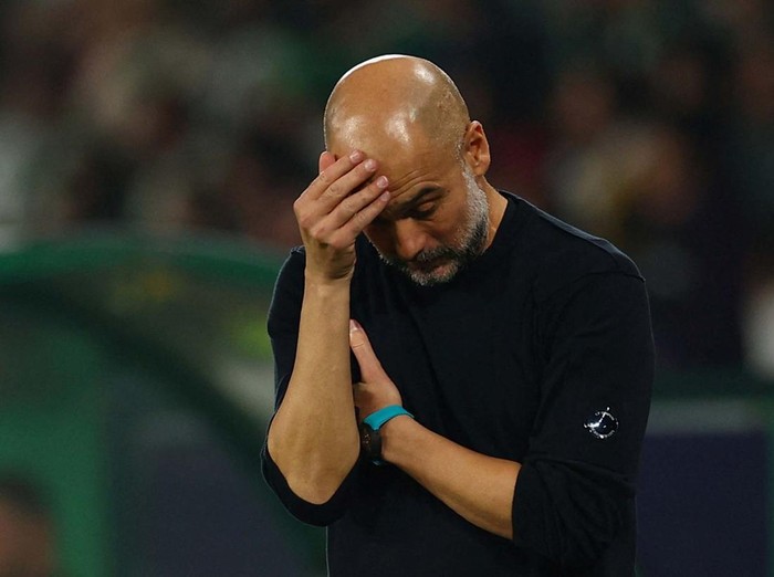 Soccer Football - Champions League - Sporting CP v Manchester City - Estadio Jose Alvalade, Lisbon, Portugal - November 5, 2024
Manchester City manager Pep Guardiola Action Images via Reuters/Andrew Boyers     TPX IMAGES OF THE DAY