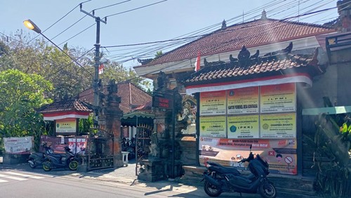 Suasana Kantor Desa Bongkasa di Kecamatan Abiansemal, Badung. (Agus Eka/detikBali)