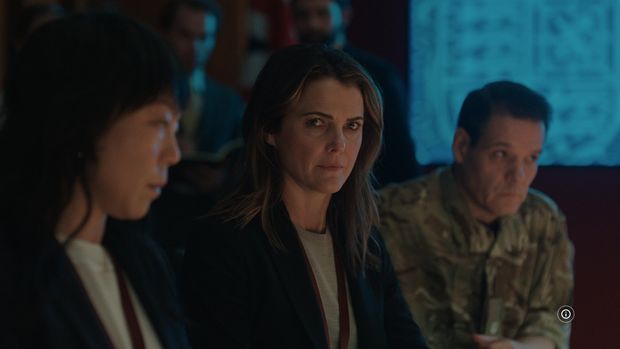 Cuplikan adegan dalam serial The Diplomat.