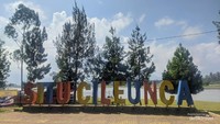 Situ Cileunca di Bandung Selatan.
