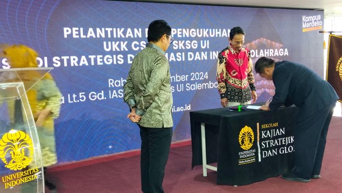 UI buka pusat studi diplomasi dan olahraga.