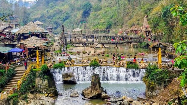 Cat Cat Village Sapa Vietnam.