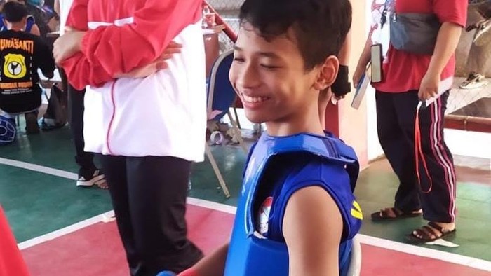 Atlet Wushu Wonogiri, Ridwan Darian Pamase untuk Popda SD/SMP Tingkat Privinsi Jateng 2024. Foto diunggah, Kamis (7/11/2024).
