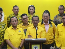 Potret Bahlil Umumkan Kepengurusan DPP Golkar Periode 2024-2029