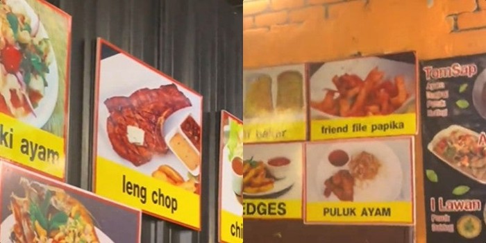 Bikin Ngakak! Menu di Restoran Ini Punya Arti Berbeda Karena Typo