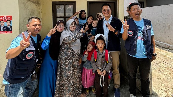 Calon Wakil Wali Kota Cimahi, Adhitia Yudisthira Blusukan ke warga