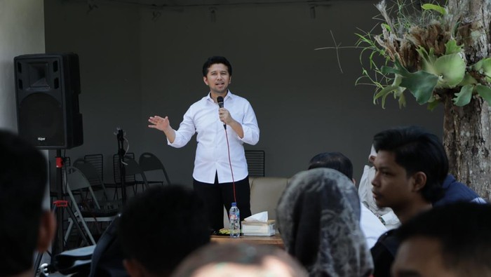 Cawagub Jatim nomor urut 2 Emil Dardak saat di Ponorogo