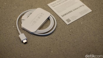 Dalam paket penjualan hanya diberikan aksesori kabel USB-C. Foto: Adi Fida Rahman/detikINET