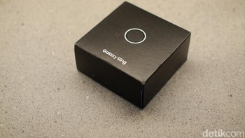 Inilah kotak kemasan Galaxy Ring, Foto: Adi Fida Rahman/detikINET