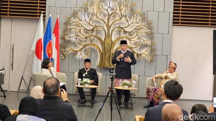 Hatta Rajasa di KBRI Tokyo, Jepang