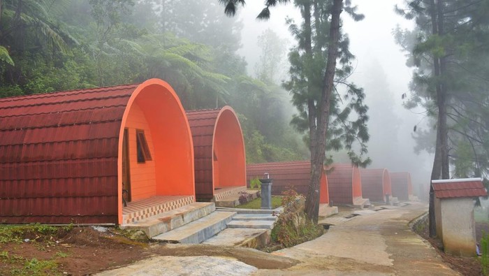Ilustrasi Glamping Bukit Guci Tegal