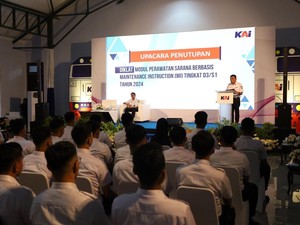 117 Teknisi KAI Ikut Diklat Modul Perawatan Sarana Kereta Api Berbasis MI