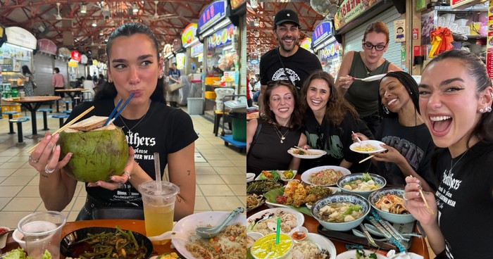 Ketagihan Makanan Singapura, Dua Lipa Lanjut Cicip Nasi Ayam dan Kembang Tahu